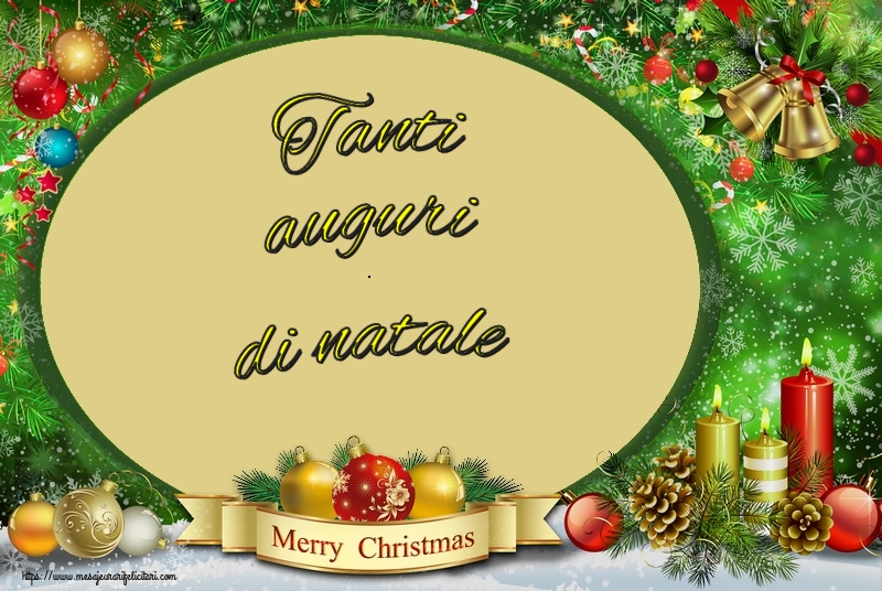 Felicitari de Craciun in Italiana - Tanti auguri di natale