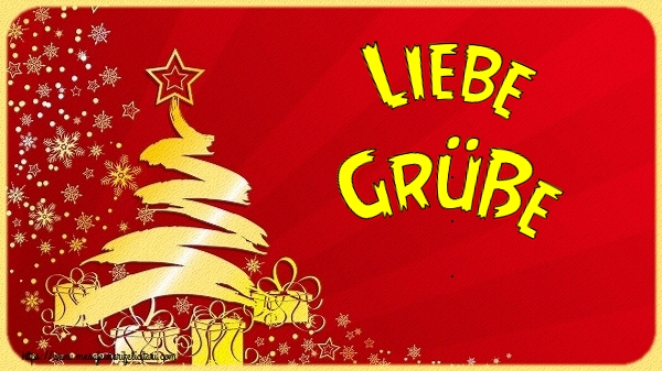 Felicitari de Craciun in Germana - Liebe Grüße