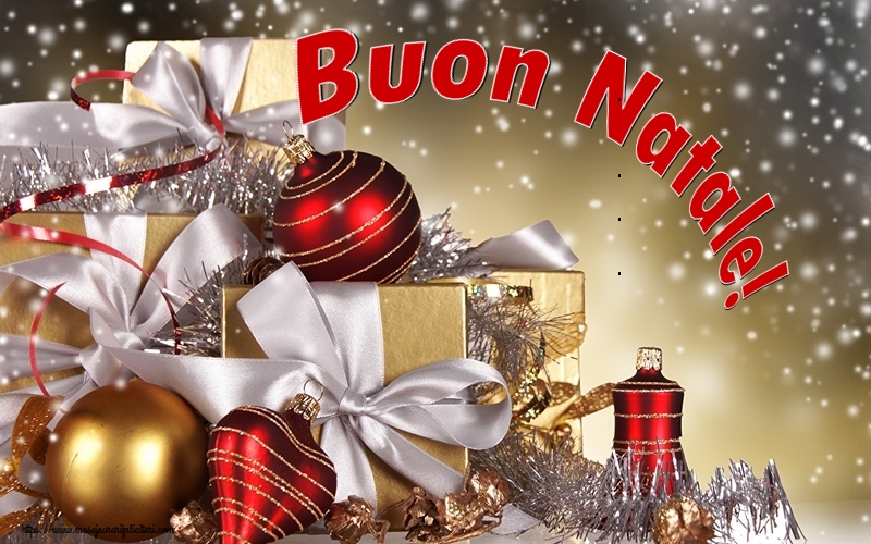 Felicitari de Craciun in Italiana - Buon Natale!