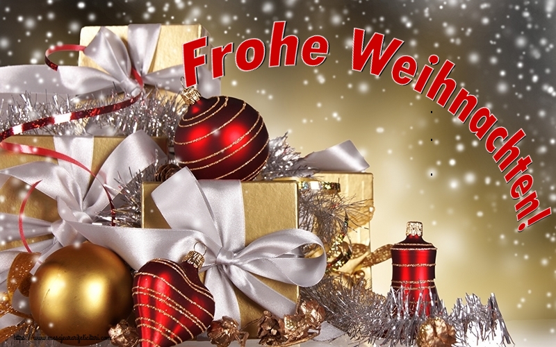 Felicitari de Craciun in Germana - Frohe Weihnachten!