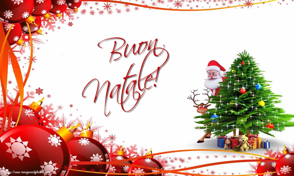 Felicitari de Craciun in Italiana - Buon Natale!