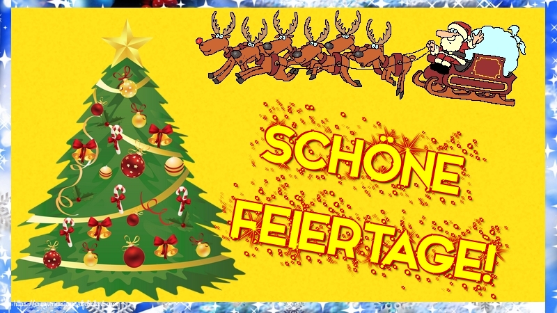 Felicitari de Craciun in Germana - Schöne Feiertage!