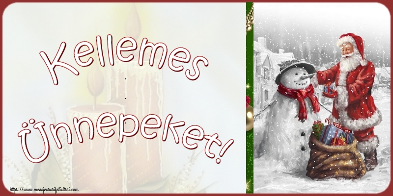 Felicitari de Craciun in Maghiara - Kellemes Ünnepeket!