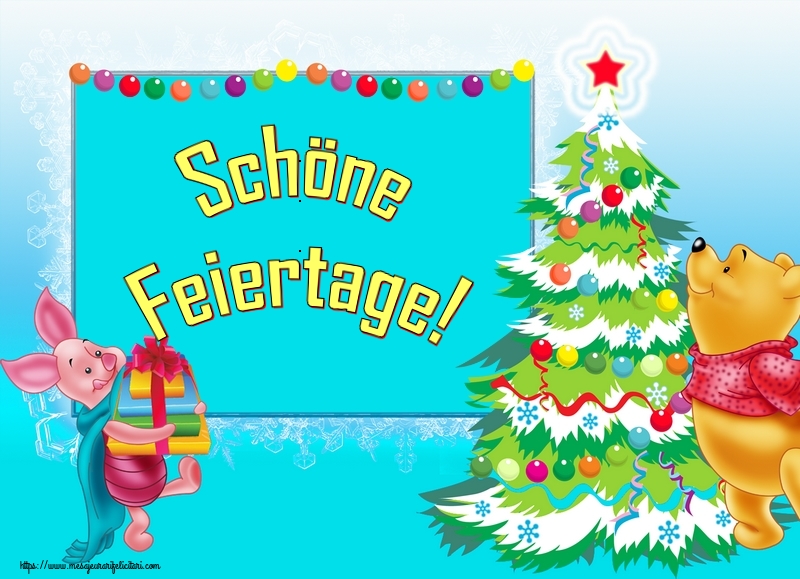 Felicitari de Craciun in Germana - Schöne Feiertage!