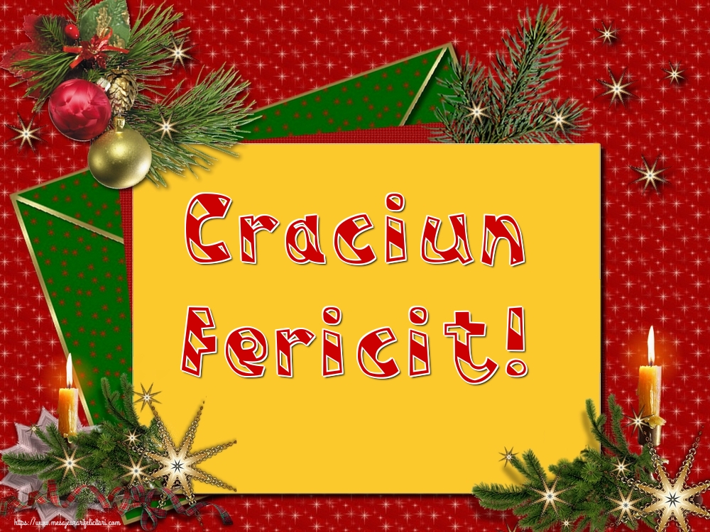 Felicitari de Craciun - Craciun Fericit! - mesajeurarifelicitari.com