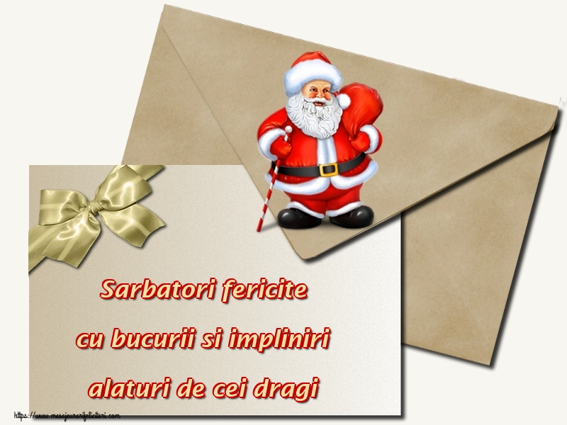 Sarbatori fericite cu bucurii si impliniri alaturi de cei dragi