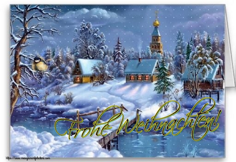Felicitari de Craciun in Germana - Frohe Weihnachten!