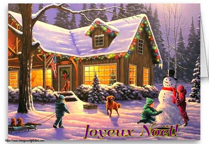 Felicitari de Craciun in Franceza - Joyeux Noël!