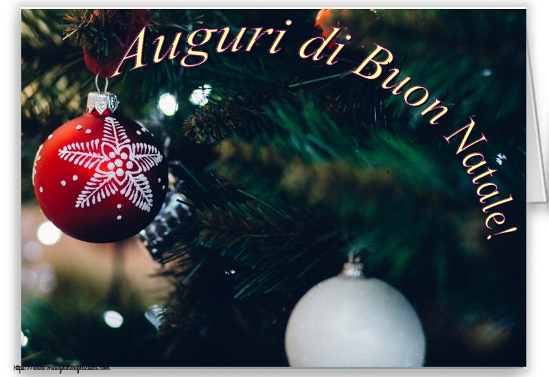 Felicitari de Craciun in Italiana - Auguri di Buon Natale!