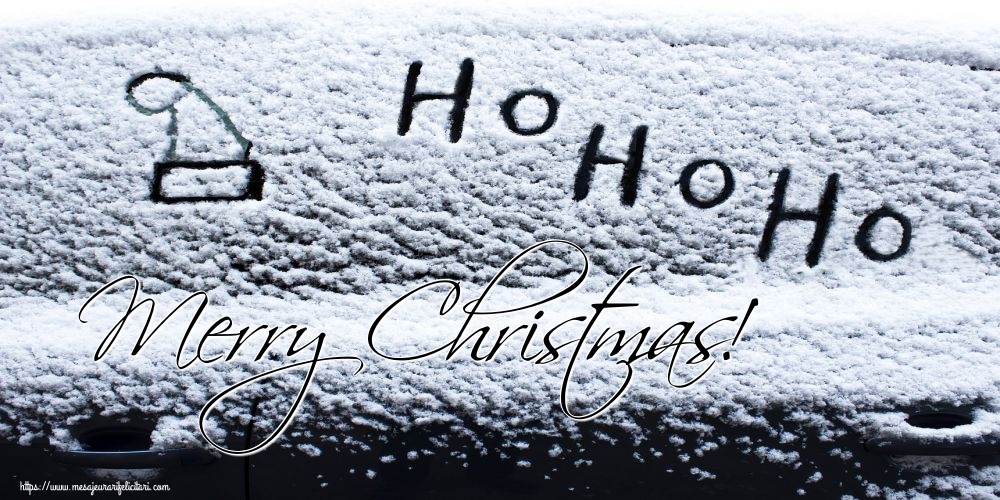 Felicitari de Craciun in Engleza - Merry Christmas!