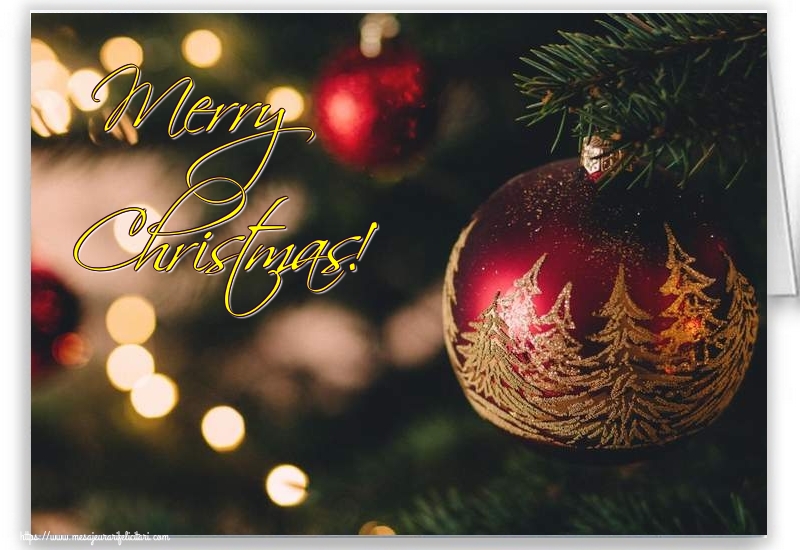 Felicitari de Craciun in Engleza - Merry Christmas!
