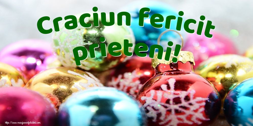 Craciun fericit prieteni!