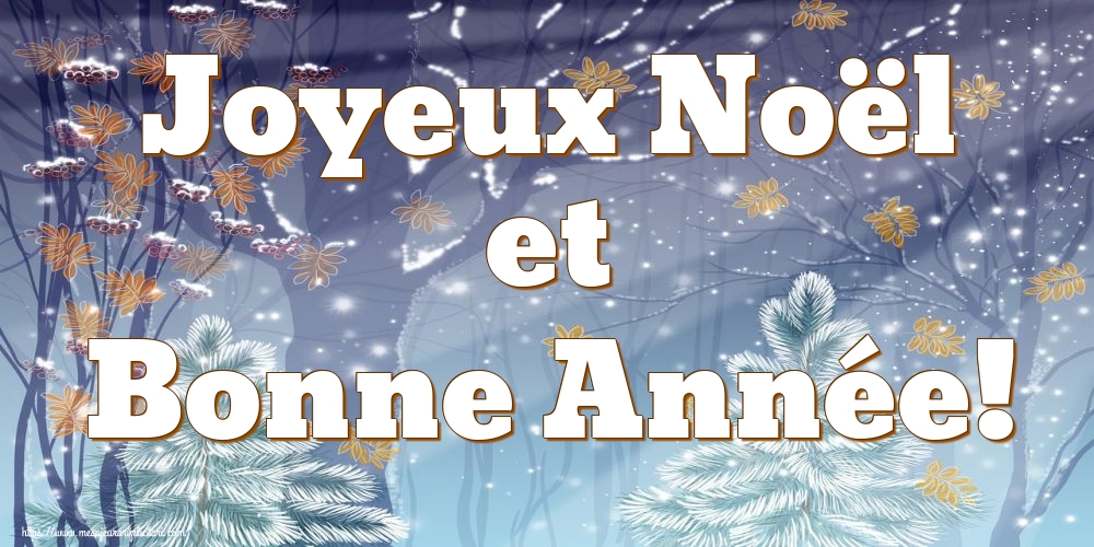 Felicitari de Craciun in Franceza - Joyeux Noël et Bonne Année!