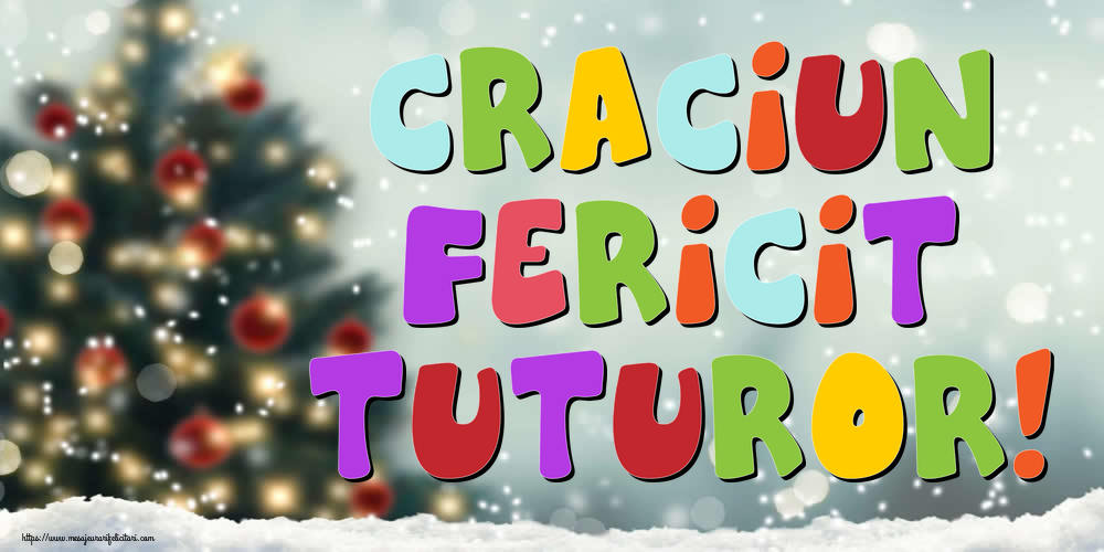 Craciun Fericit tuturor!
