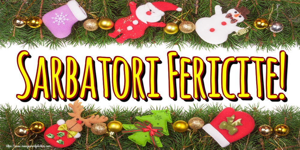 Sarbatori Fericite!