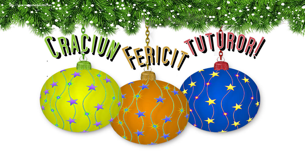 Craciun Fericit tuturor!
