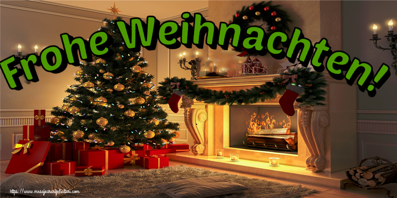 Felicitari de Craciun in Germana - Frohe Weihnachten!