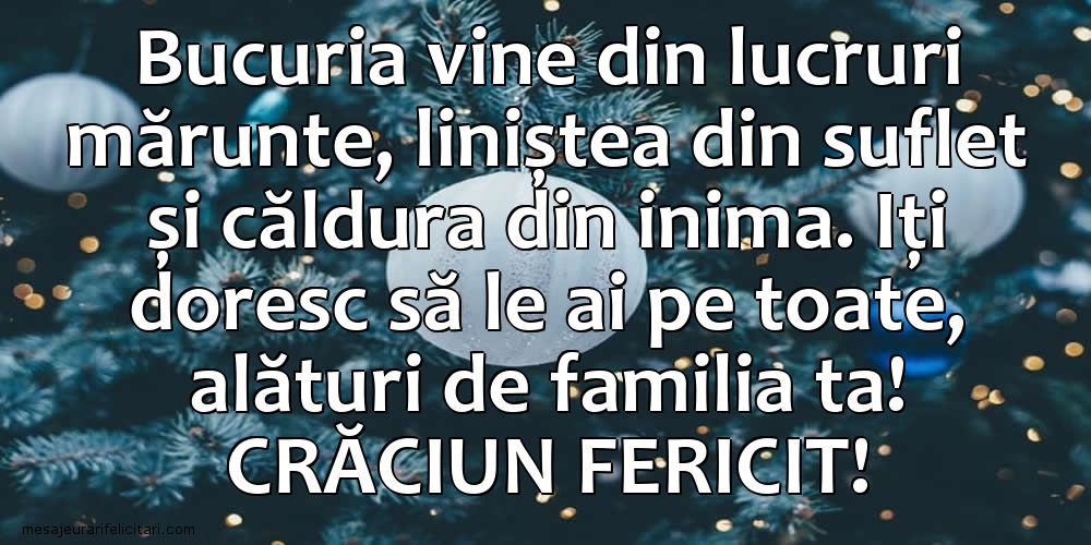 Crăciun Fericit!