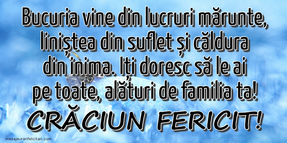 Crăciun Fericit!