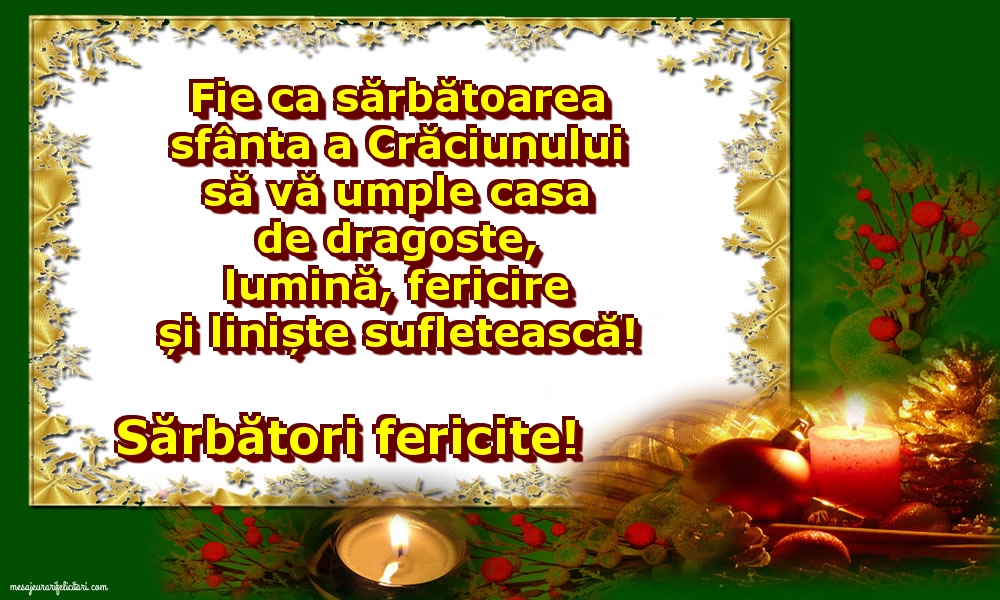 Sărbători fericite!