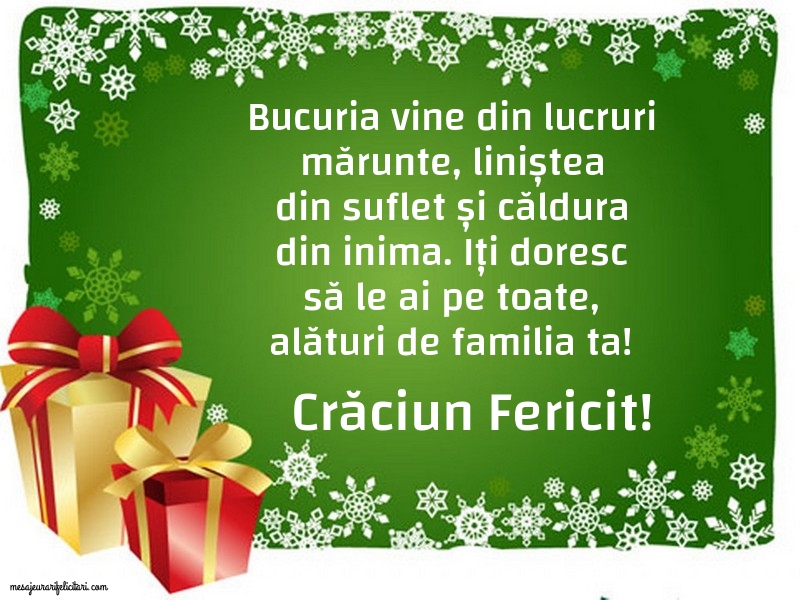 Crăciun Fericit!