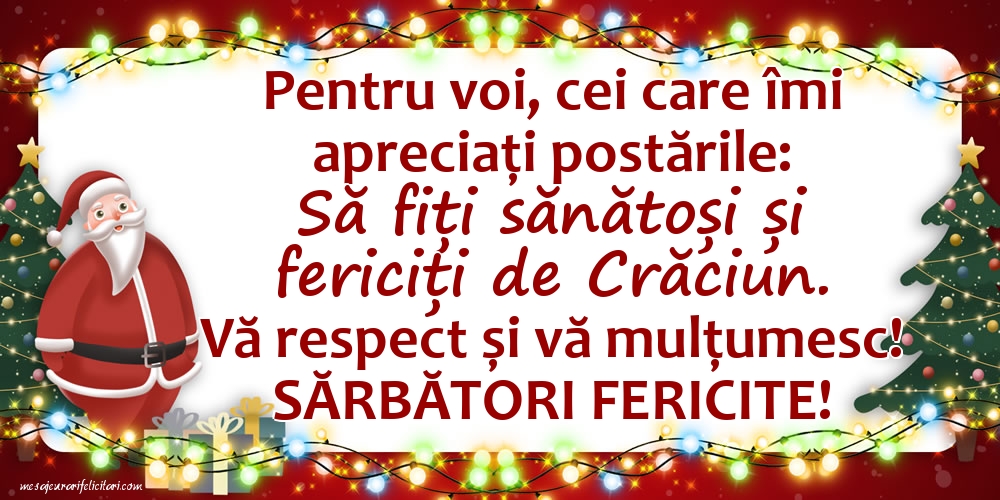 Sărbători fericite!