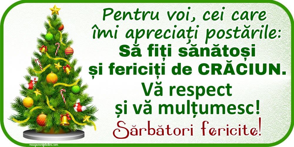 Sărbători fericite!