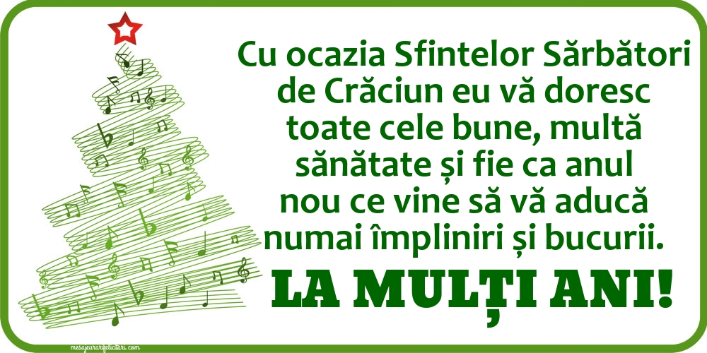 La mulți ani!