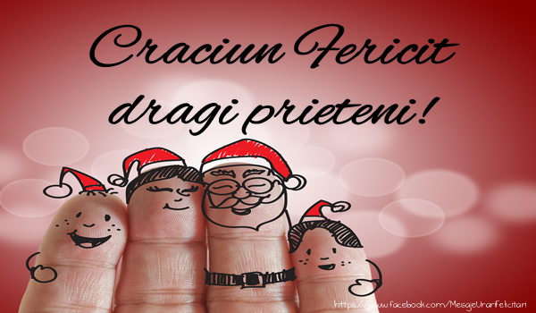 Felicitari de Craciun - Craciun Fericit dragi Prieteni! - mesajeurarifelicitari.com