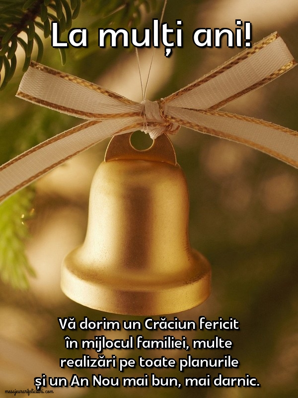 La mulți ani!