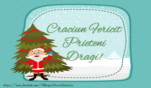 Felicitari de Craciun - Craciun Fericit Prieteni Dragi! - mesajeurarifelicitari.com