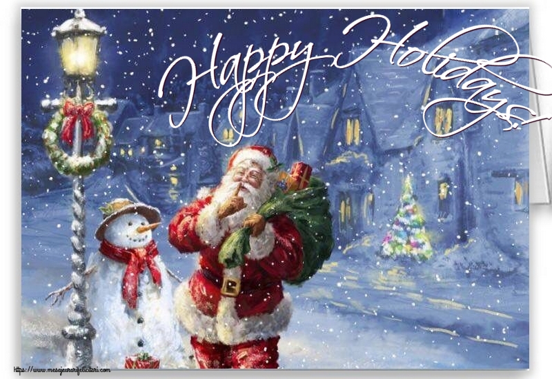 Felicitari de Craciun in Engleza - Happy Holidays!