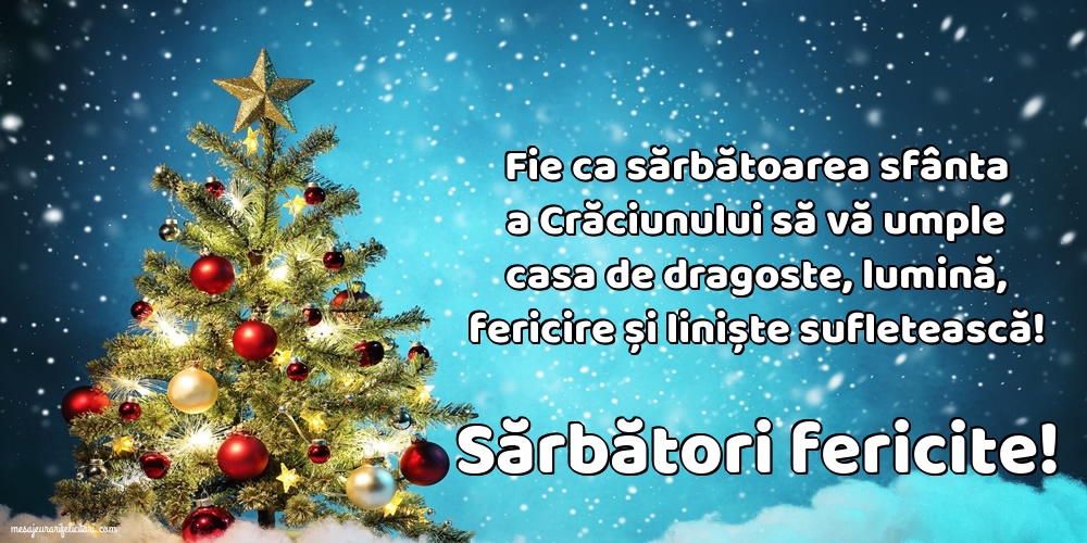 Sărbători fericite!