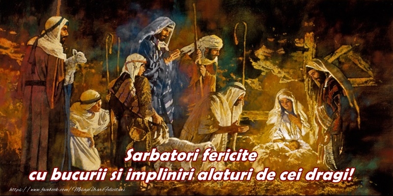 Sarbatori fericite cu bucurii si impliniri alaturi de cei dragi!