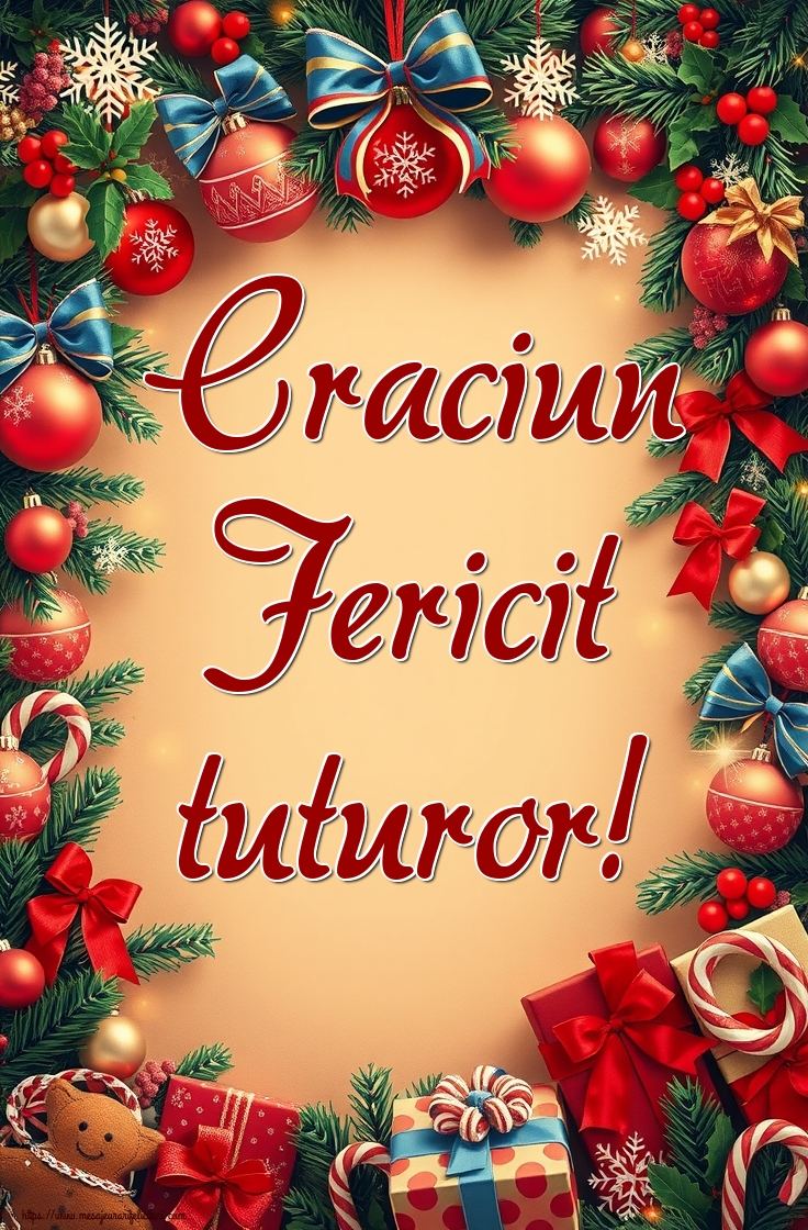 Craciun Fericit tuturor!