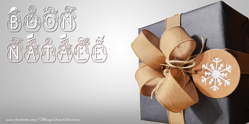 Felicitari de Craciun in Italiana - Buon Natale