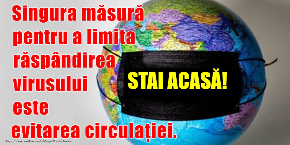 Stai acasă!