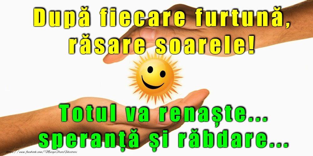 Totul va fi bine. Stai liniștit!