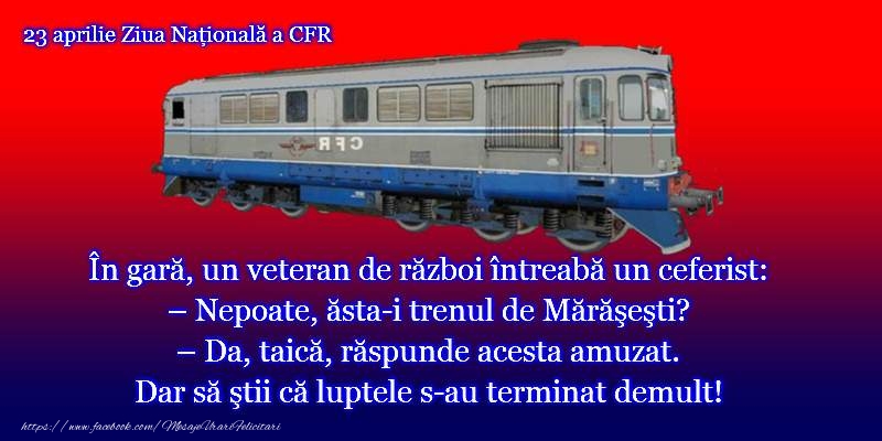 La multi de ziua CFR 23 aprilie!