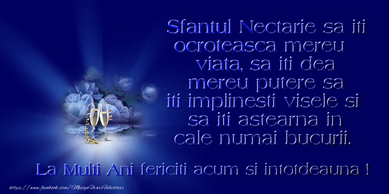 Sfantul Nectarie sa iti ocroteasca mereu viata