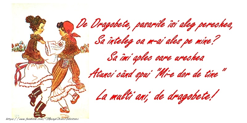 Va doresc un Dragobete Fericit!