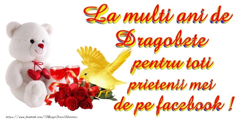 La multi ani de Dragobete pentru toti prietenii mei de pe facebook!