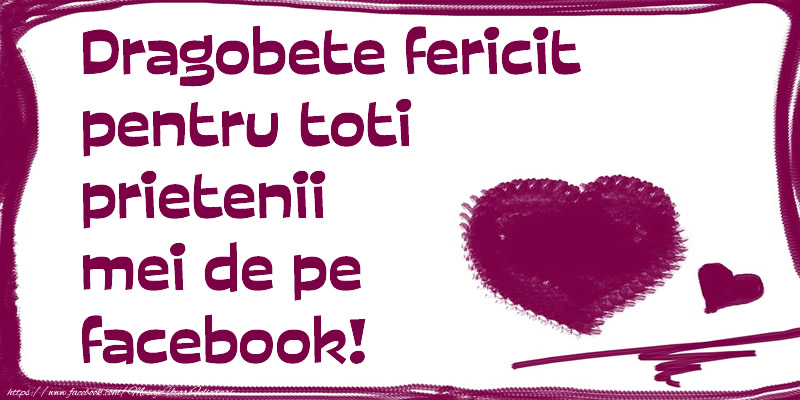 Dragobete fericit pentru toti prietenii mei de pe facebook!