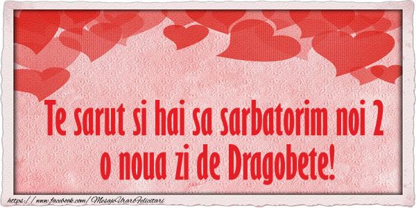 Te sarut si hai sa sarbatorim noi 2 o noua zi de Dragobete!