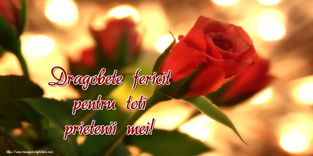 Felicitari de Dragobete - Dragobete fericit pentru toti prietenii mei! - mesajeurarifelicitari.com