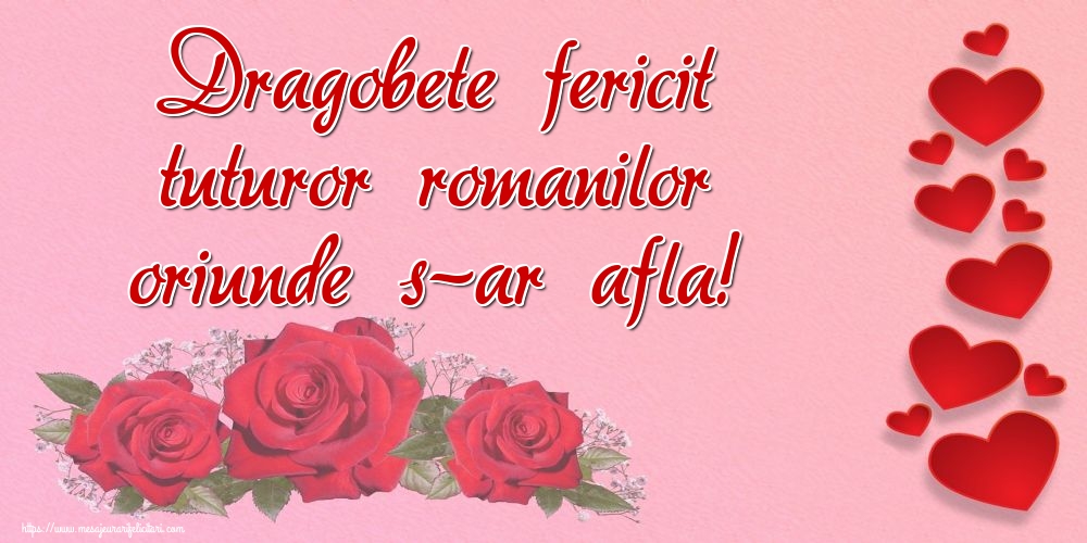 Dragobete fericit tuturor romanilor oriunde s-ar afla!