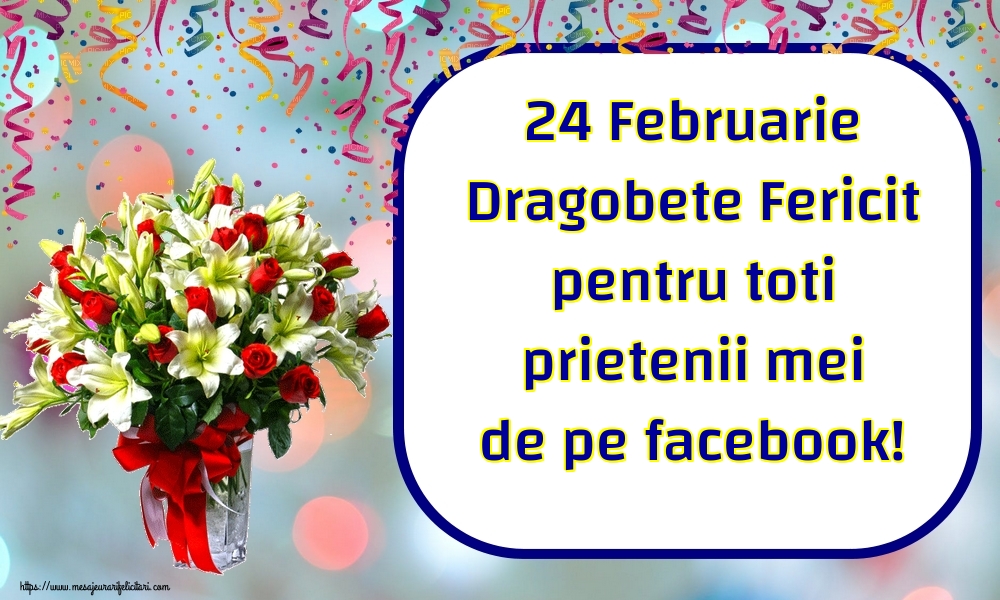 Dragobete 24 Februarie Dragobete Fericit pentru toti prietenii mei de pe facebook!
