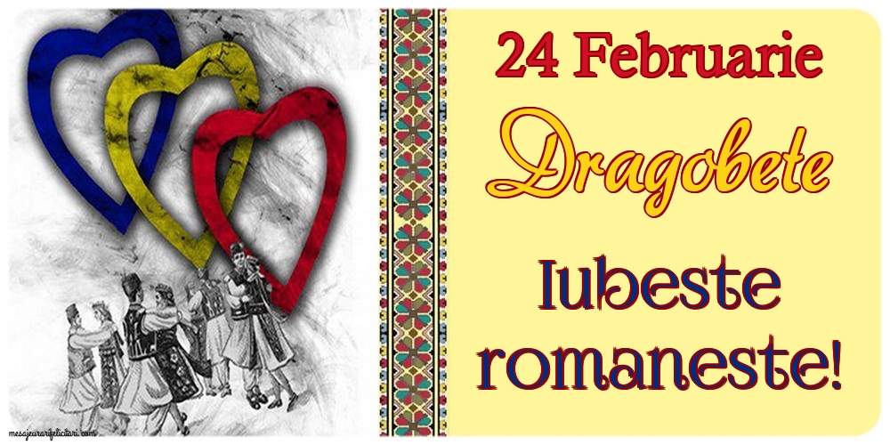 Felicitari de Dragobete - 24 Februarie Dragobete - mesajeurarifelicitari.com