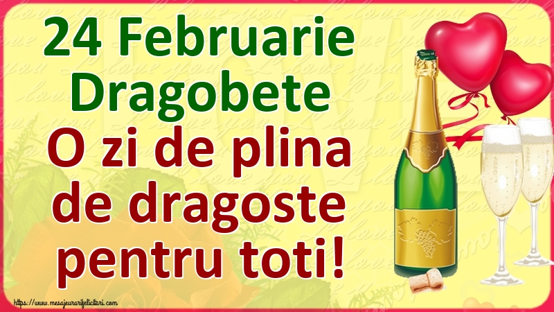 24 Februarie Dragobete O zi de plina de dragoste pentru toti!