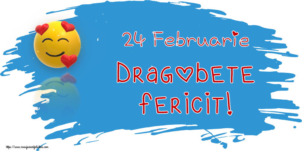 Felicitari de Dragobete - ❤️❤️❤️ 24 Februarie Dragobete fericit! ~ emoticoană love cu inimioare - mesajeurarifelicitari.com